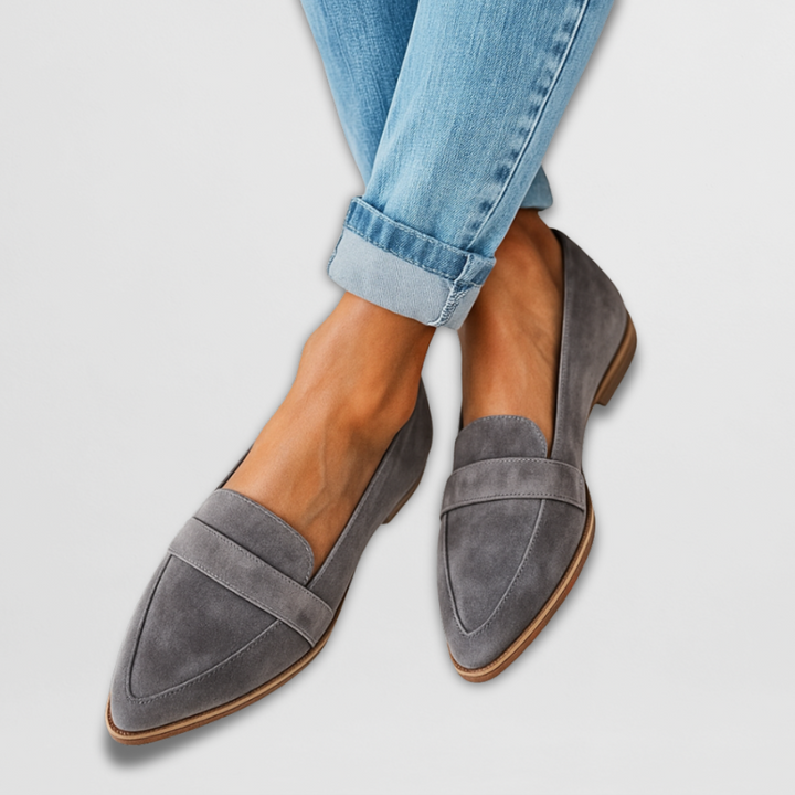 Nadia | Klassiska Spetsiga Slip-On Loafers