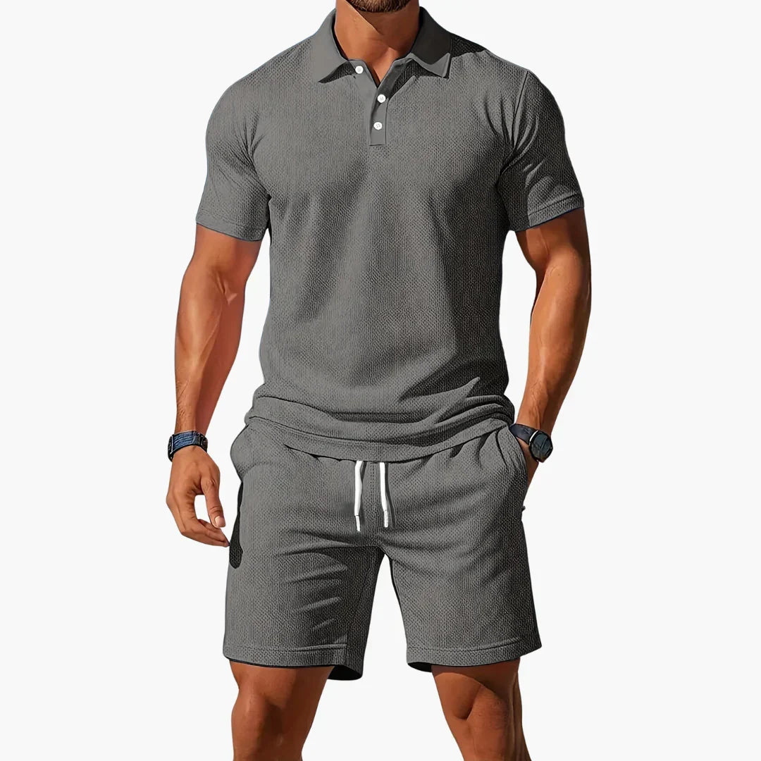 William | Premium Sommar Polo &amp; Shorts Set