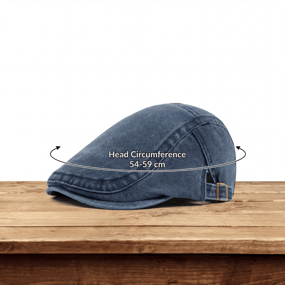 Arthuro | Klassisk Denim Flat Cap