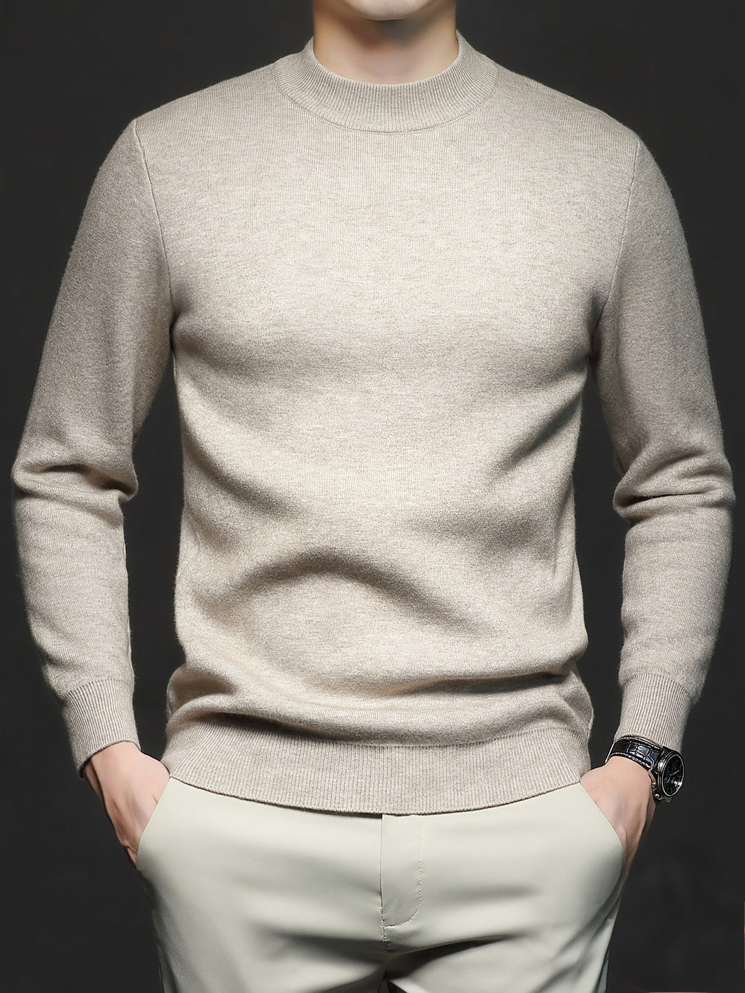 Reuben | Raffinerad Mock-Neck Tröja