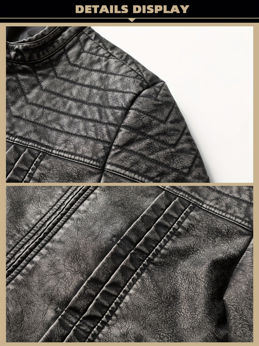 Hartley | Sliten Vintage Bikerjacka