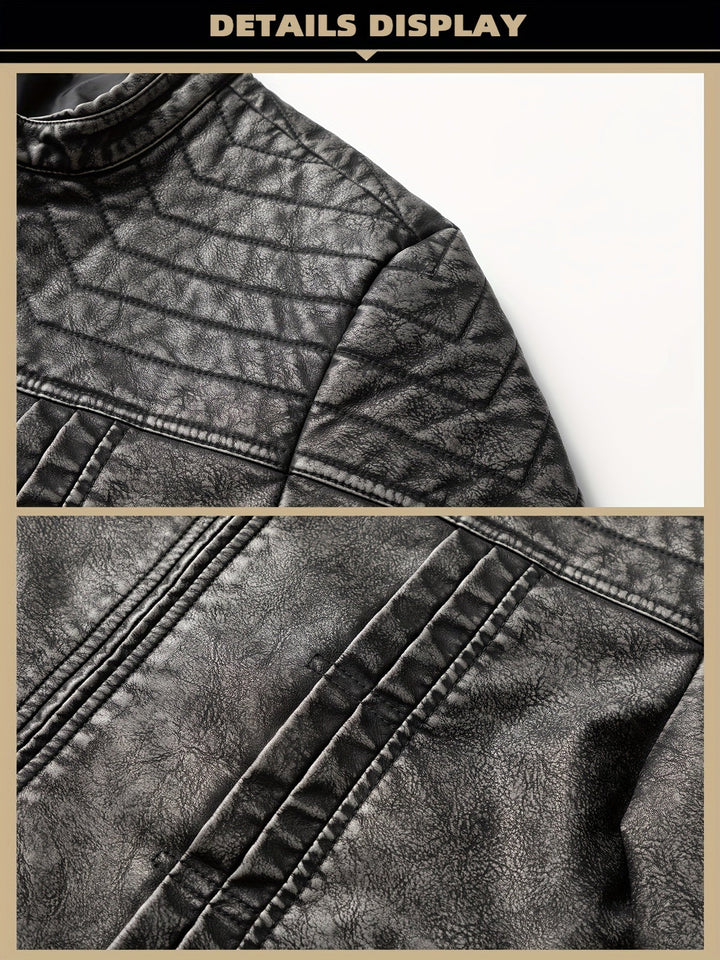 Hartley | Sliten Vintage Bikerjacka