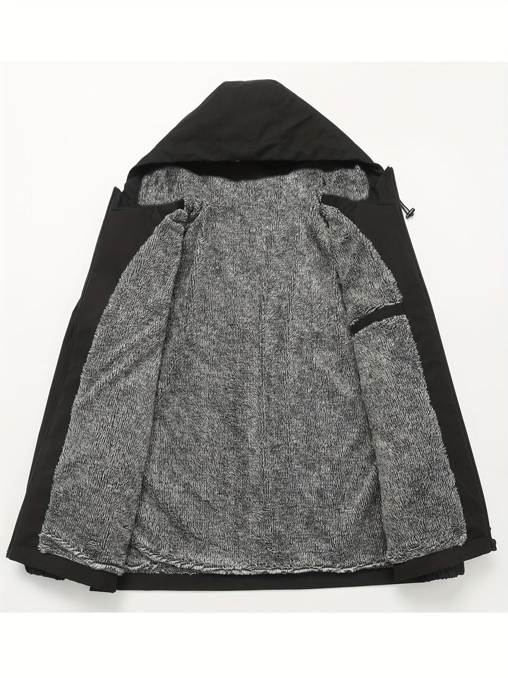 Calvin | Varm Huva Zip-Up Jacka