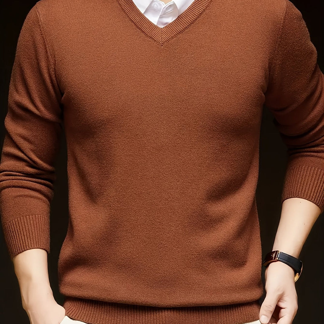 Nigel | Raffinerad V-ringad Jumper