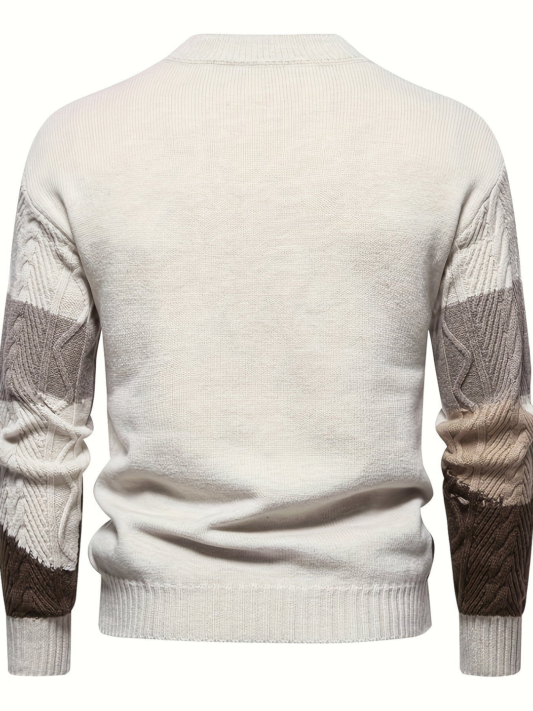 Ellis | Texturerad Färgblock Sweater