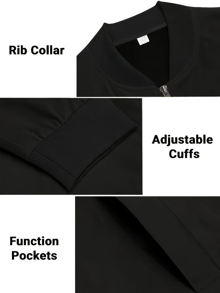 Bradley | Raffinerad Lättvikts Zip-Up Jacka