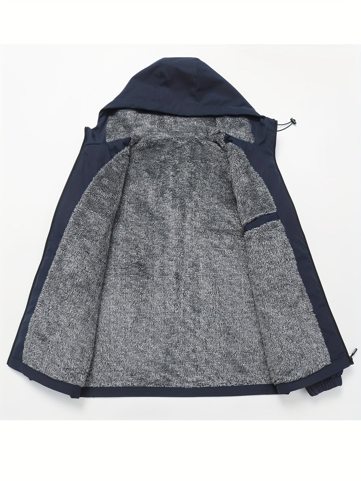 Calvin | Varm Huva Zip-Up Jacka