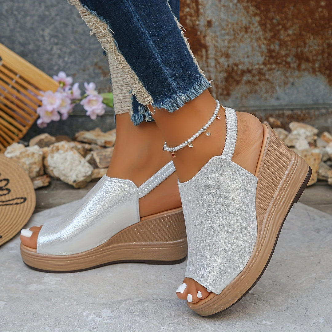 Natalia | Stiliga Ortopediska Kil Sandaler