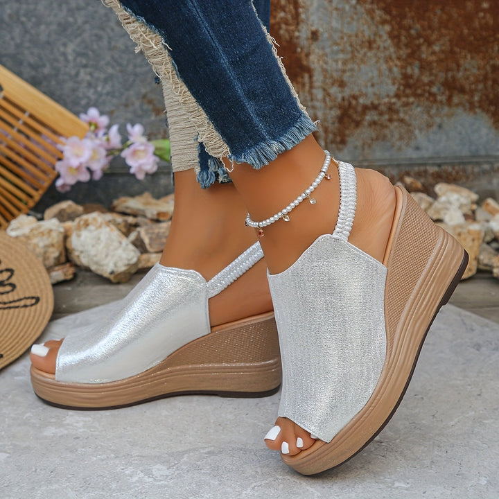 Natalia | Stiliga Ortopediska Kil Sandaler