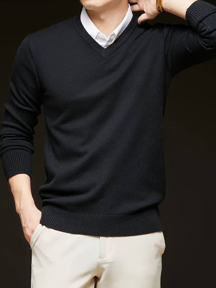 Nigel | Raffinerad V-ringad Jumper