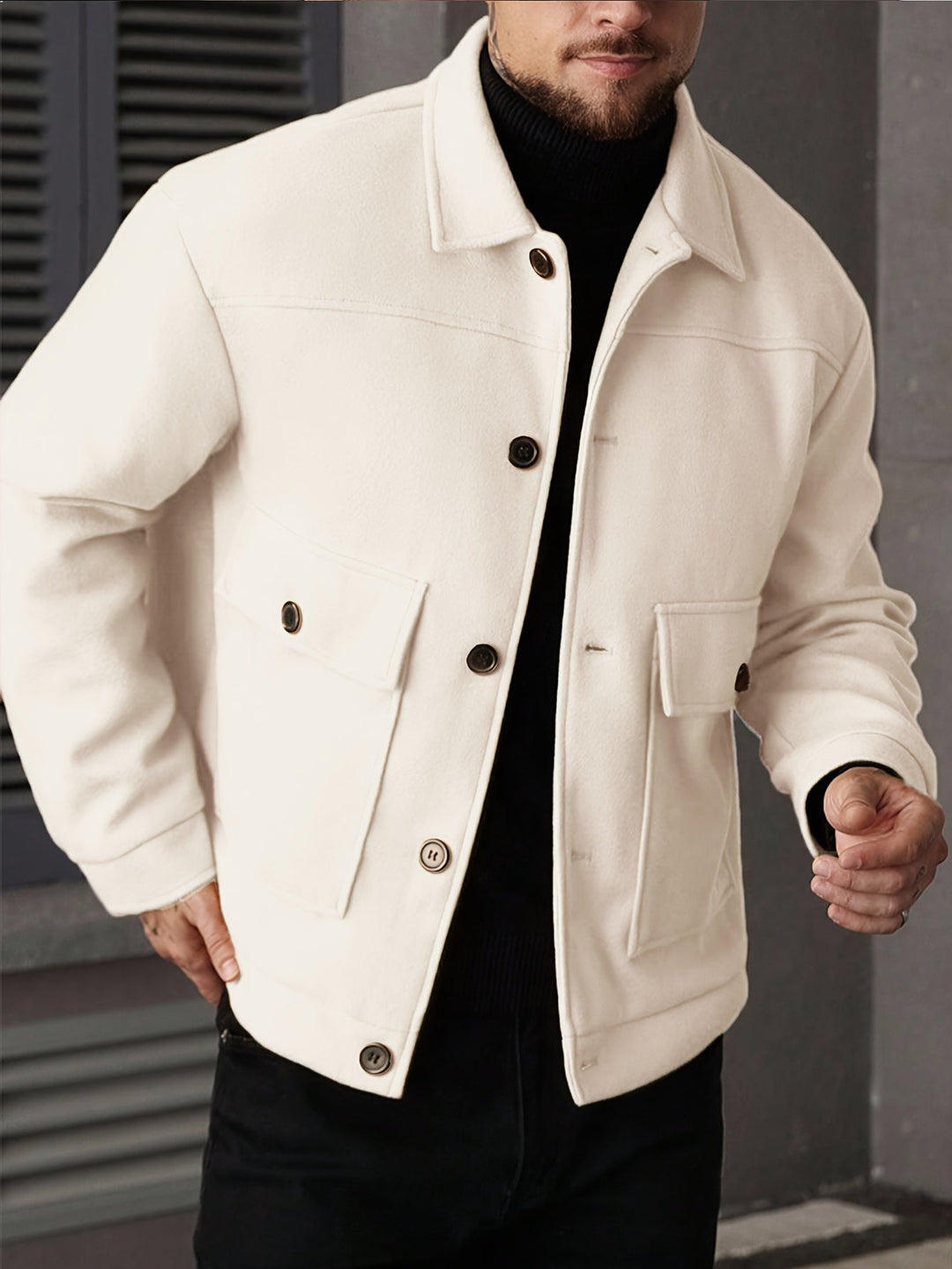 Ellery | Strukturerad Overshirt Jacka