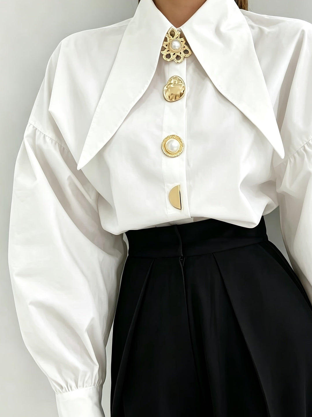 Vivienne | Statement Krage Blus