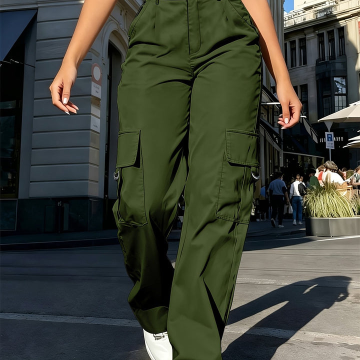 Sadie | Högmidjade vida cargobyxor