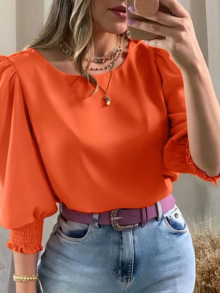 Gwyneth | Elegant Puffärmad Blus
