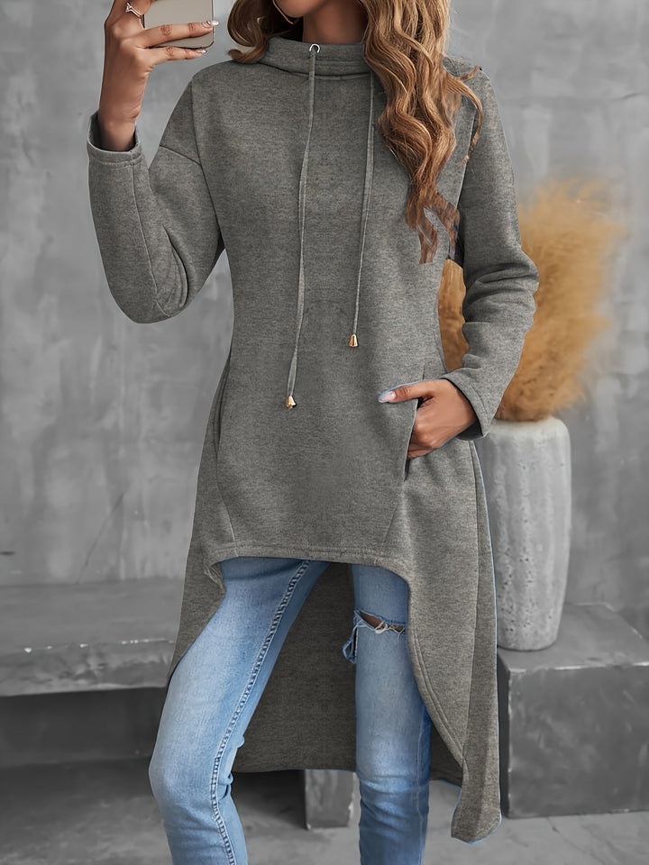 Faye | Avslappnad High-Low Hoodie
