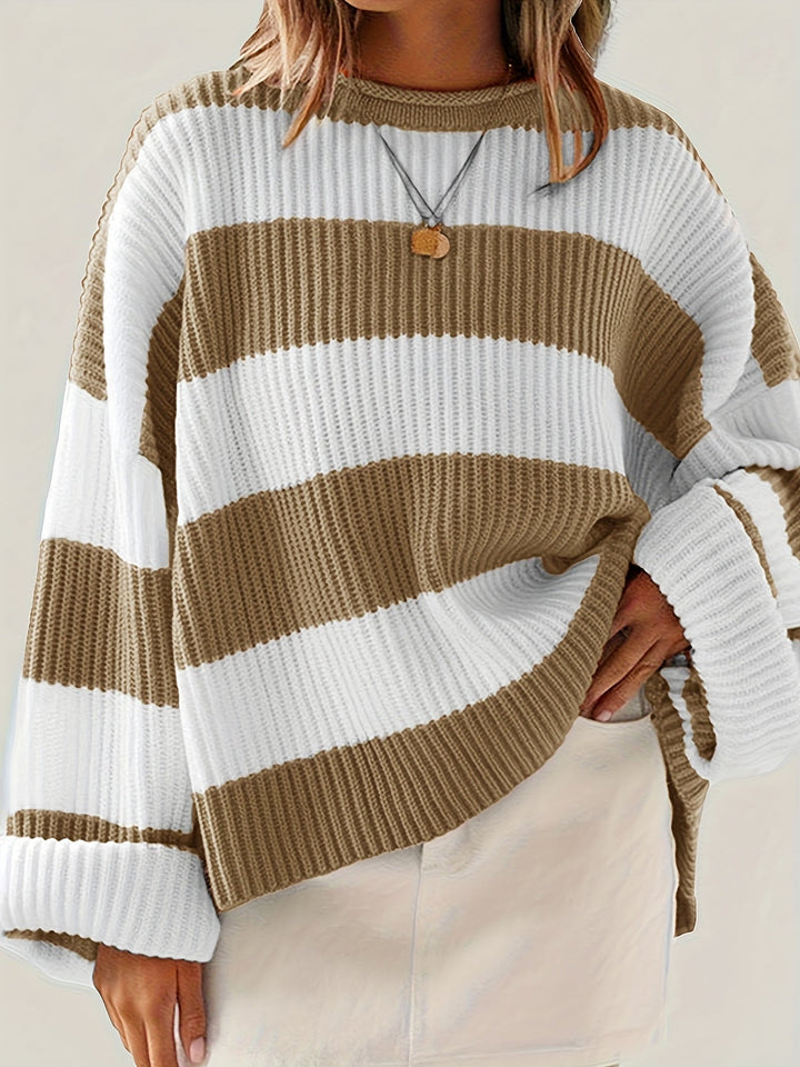 Brooke | Avslappnad Randig Pullover