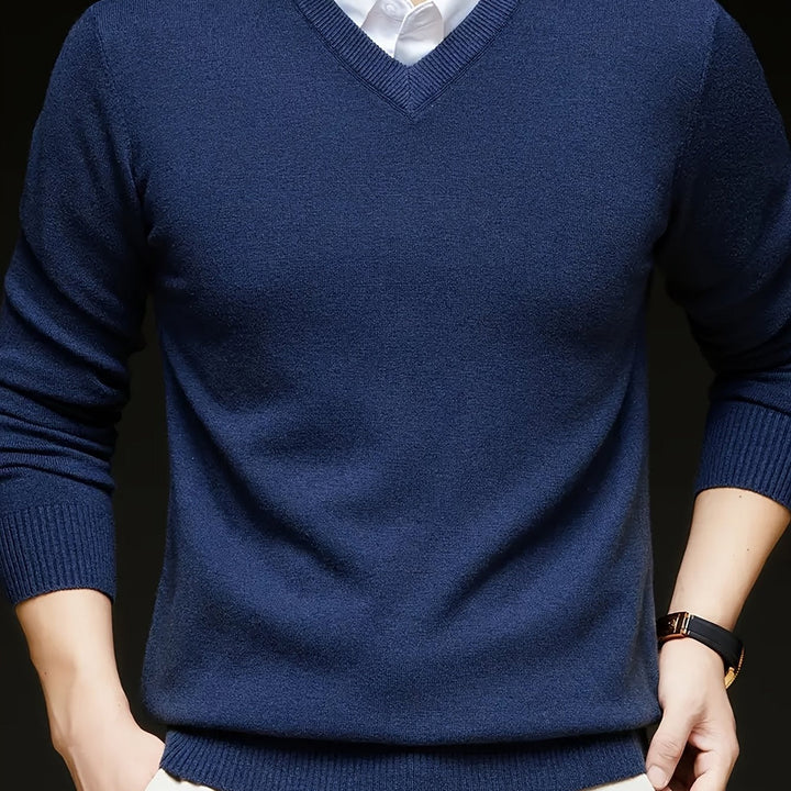 Nigel | Raffinerad V-ringad Jumper