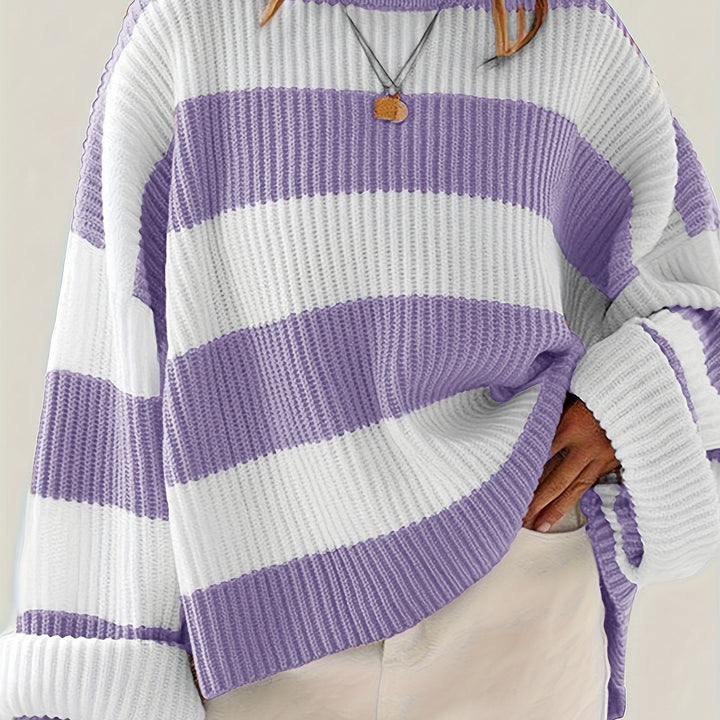 Brooke | Avslappnad Randig Pullover