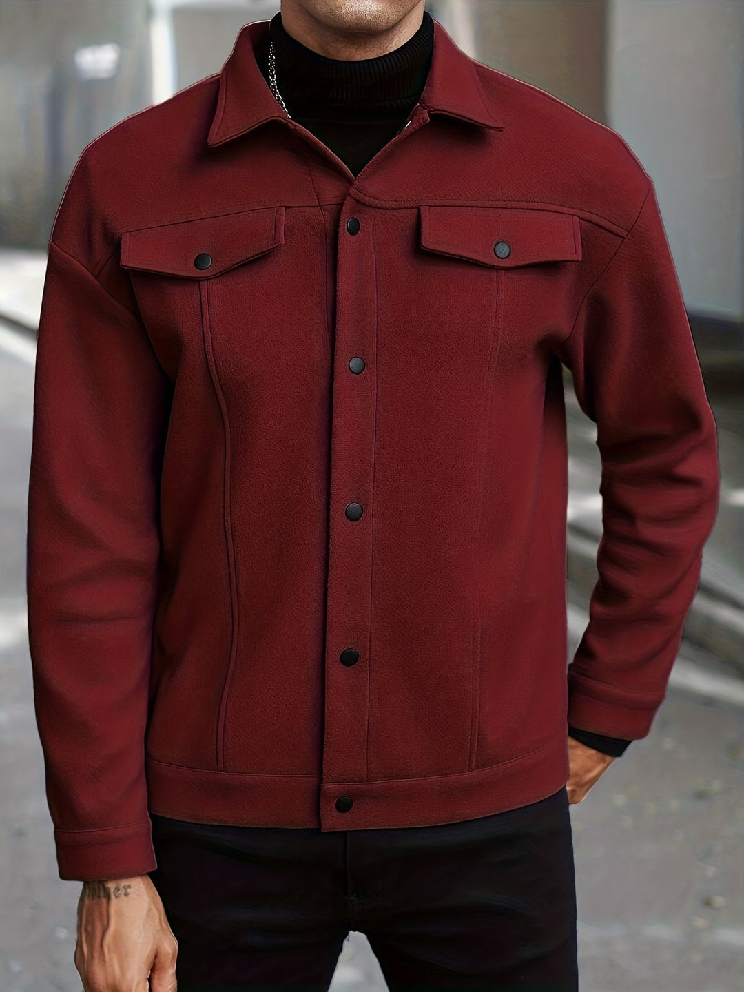 Roderick | Modern Snap-Button Jacka
