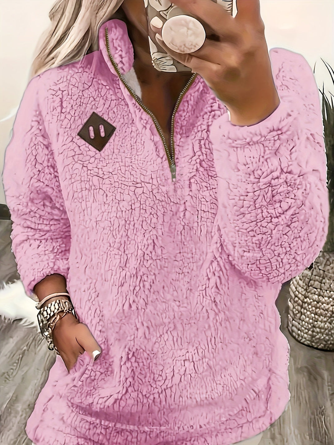Lorraine | Mysig Halvdraget Pullover