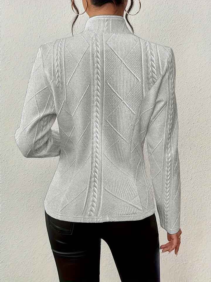 Delilah | Texturerad Midje-definierande Jacka