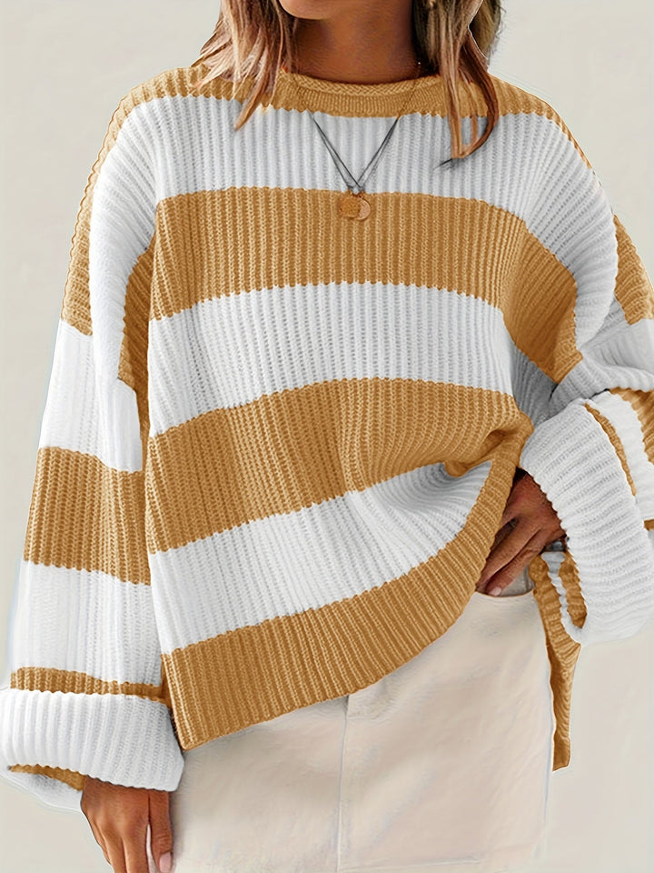 Brooke | Avslappnad Randig Pullover