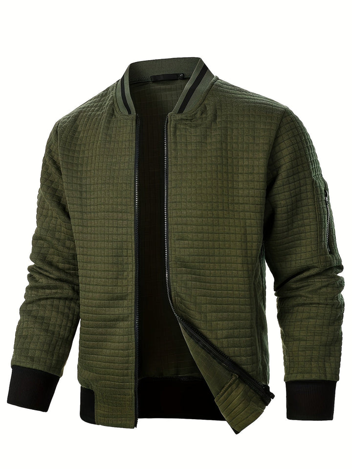 Conrad | Texturerad Zip-Up Jacka