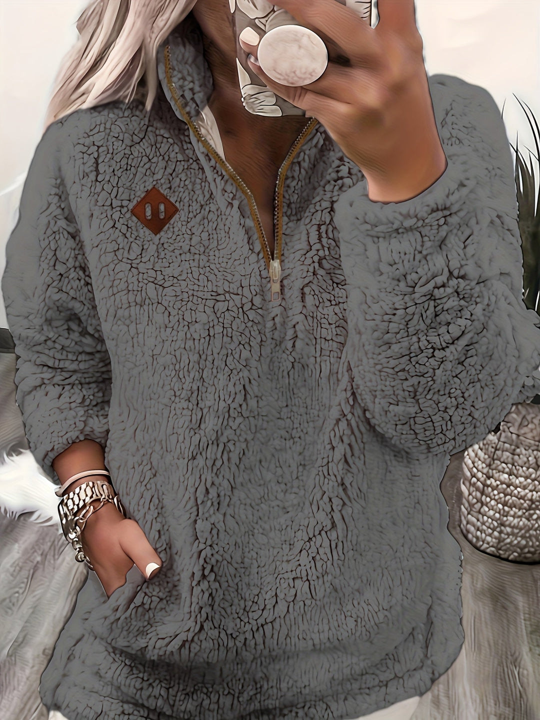 Lorraine | Mysig Halvdraget Pullover
