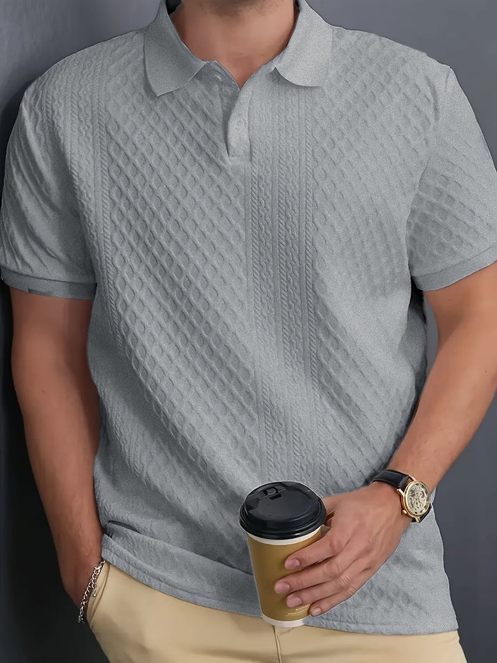 Harrington | Texturerad Affärspolo