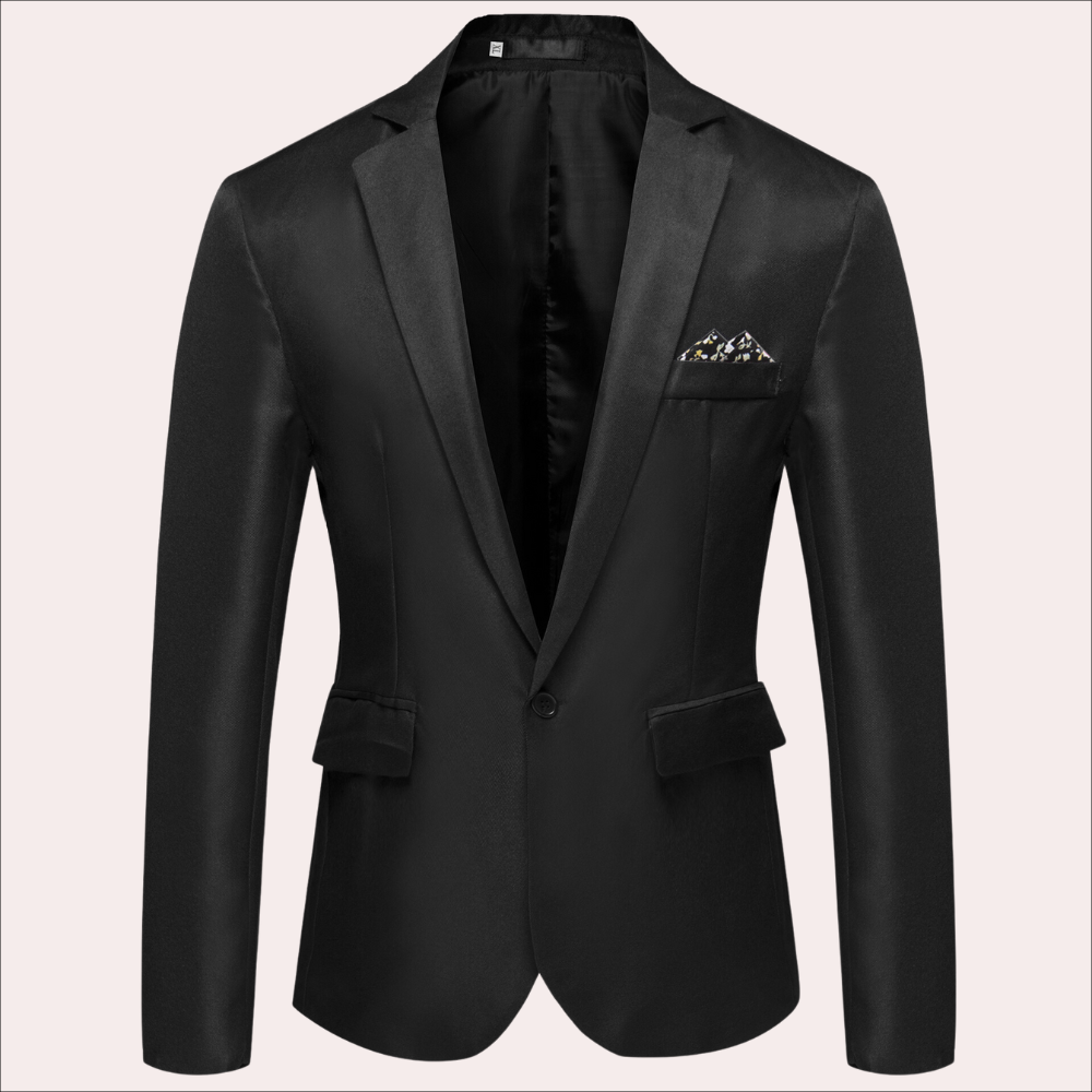 Landon | Modern Enknäppt Slim-Fit Blazer