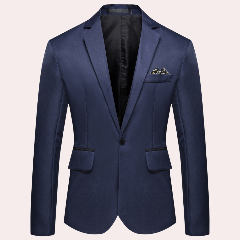 Landon | Modern Enknäppt Slim-Fit Blazer