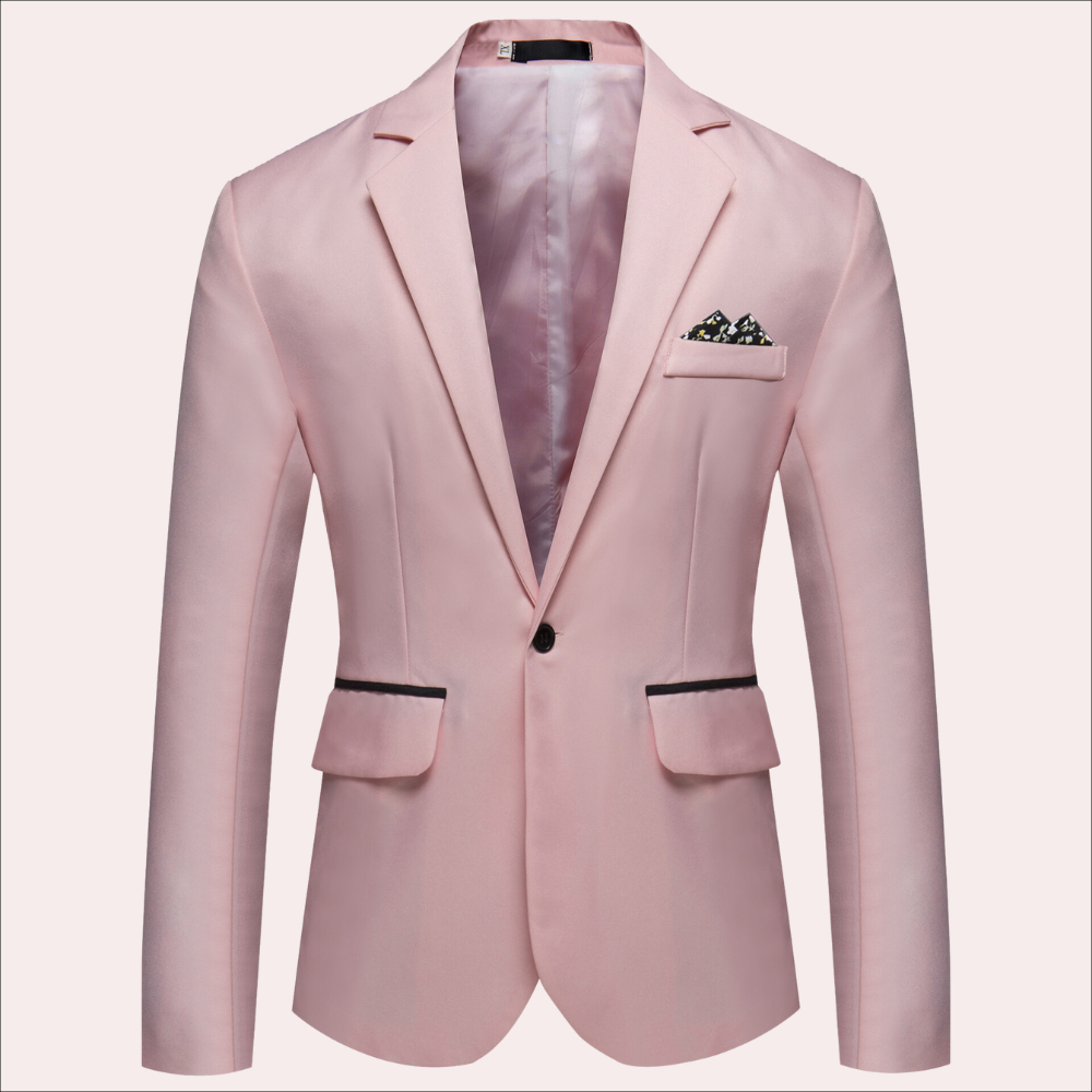 Landon | Modern Enknäppt Slim-Fit Blazer