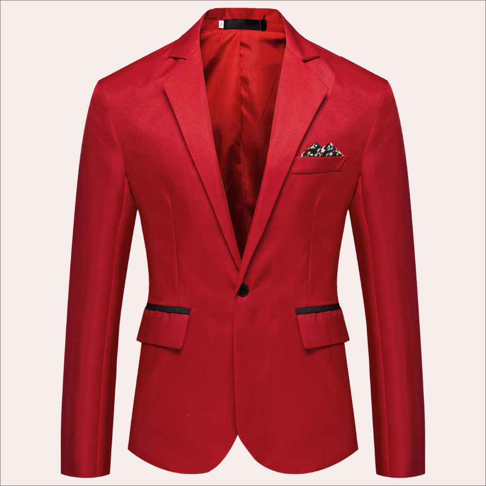 Landon | Modern Enknäppt Slim-Fit Blazer