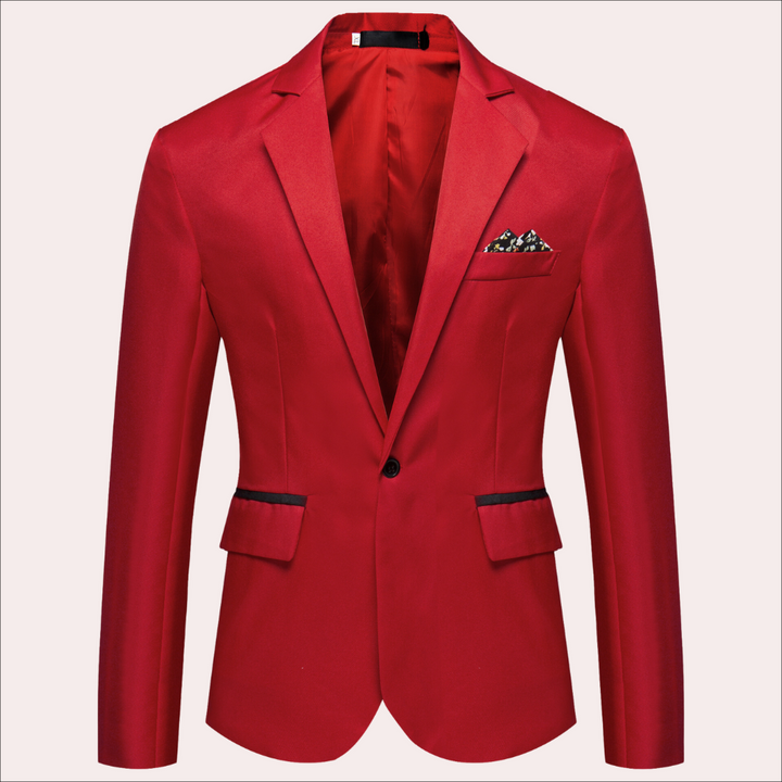Landon | Modern Enknäppt Slim-Fit Blazer