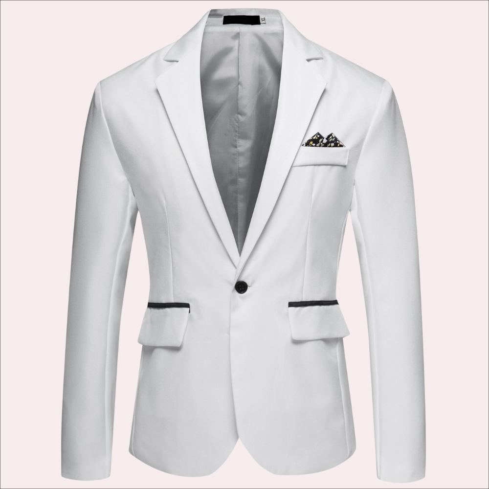 Landon | Modern Enknäppt Slim-Fit Blazer