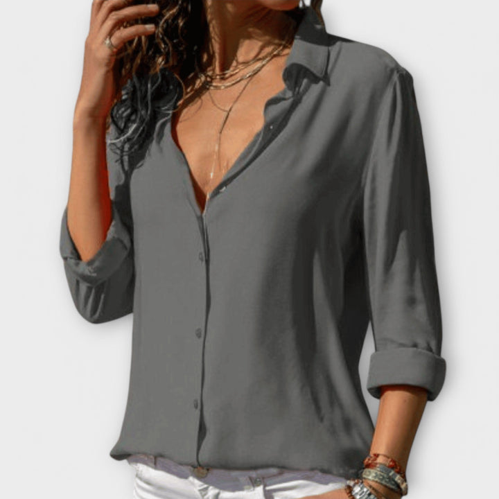 Clarisse | Elegant Knapp-up Blus