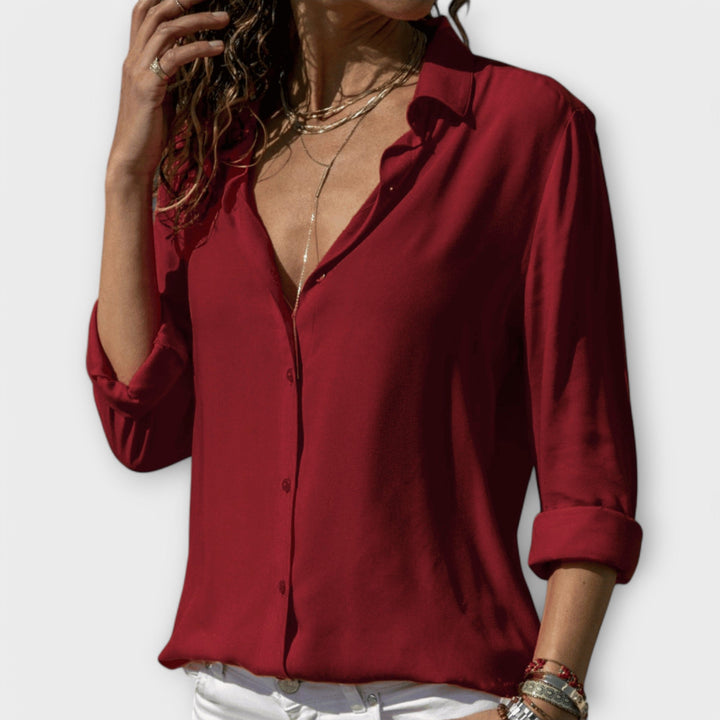 Clarisse | Elegant Knapp-up Blus