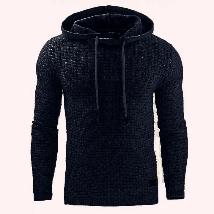 Desmond | Texturerad Pullover Hoodie