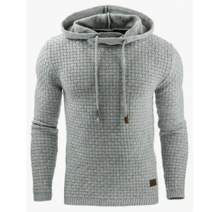 Desmond | Texturerad Pullover Hoodie