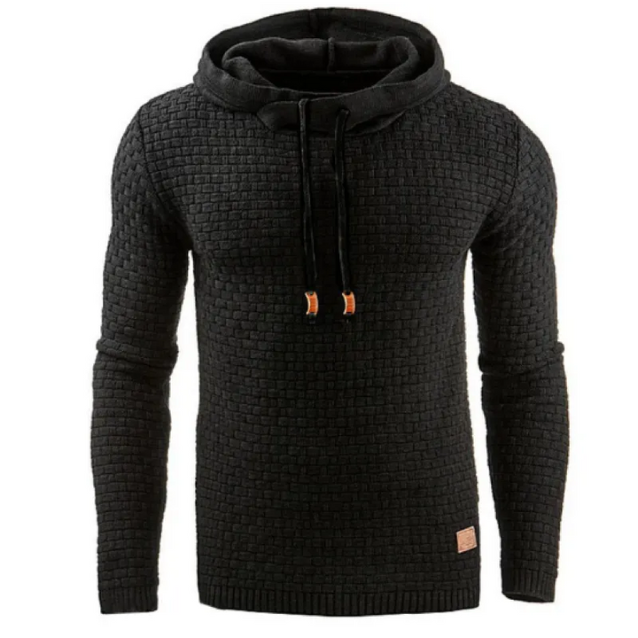 Desmond | Texturerad Pullover Hoodie