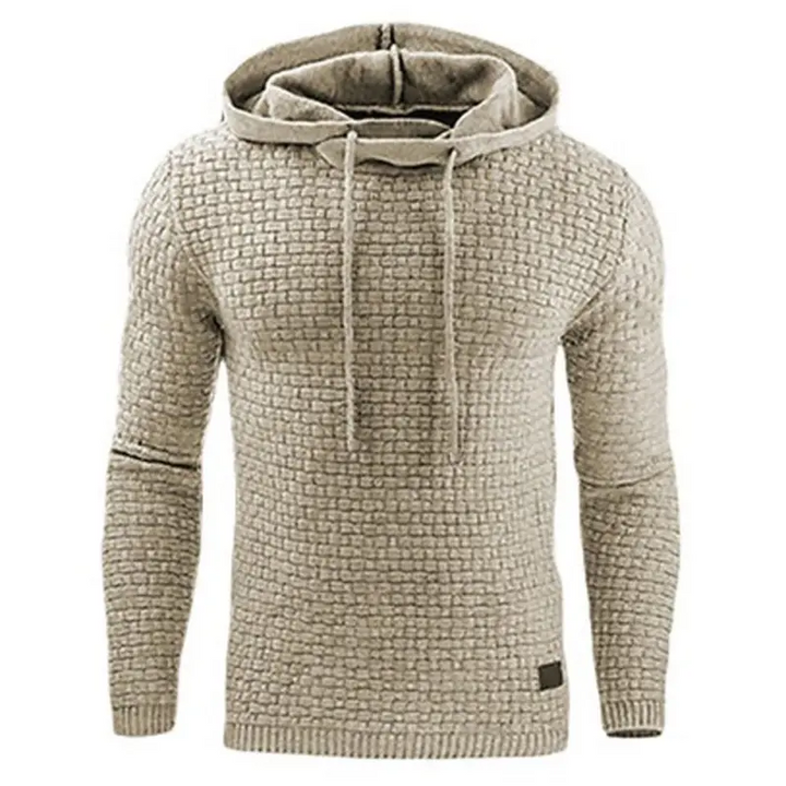 Desmond | Texturerad Pullover Hoodie
