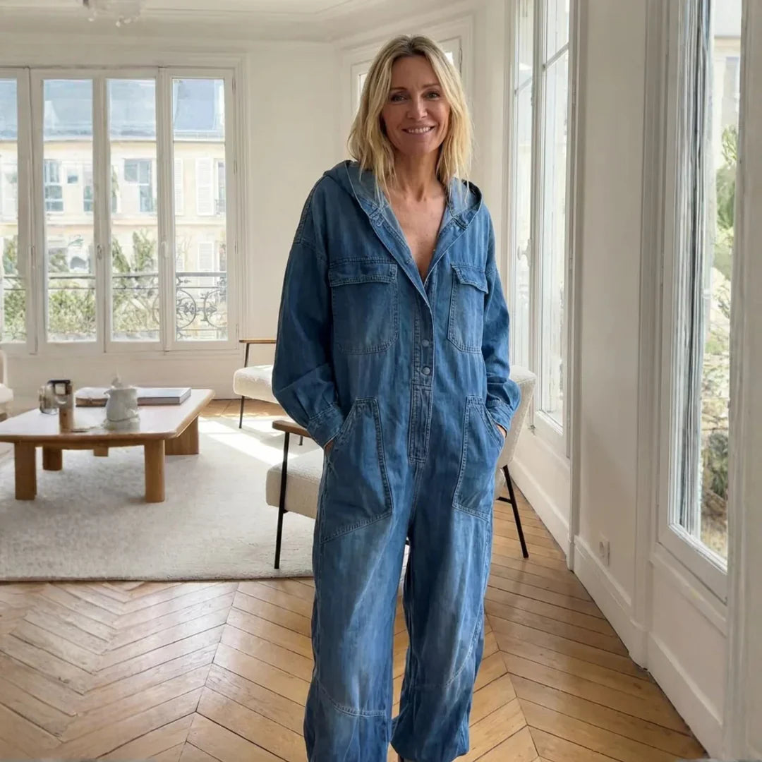 Alice | Långärmad Hoodie Jumpsuit