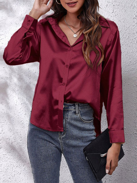 Cynthia | Elegant Blus med Knytfram