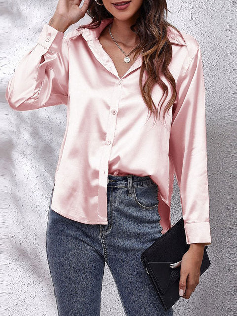 Cynthia | Elegant Blus med Knytfram