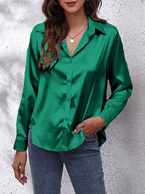 Cynthia | Elegant Blus med Knytfram