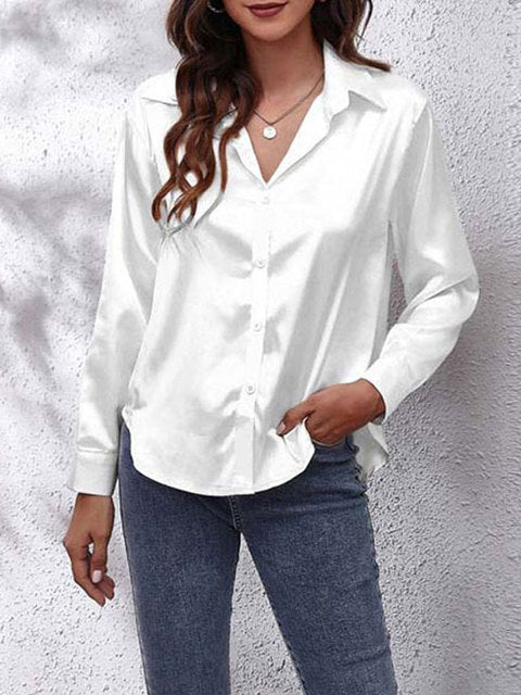 Cynthia | Elegant Blus med Knytfram