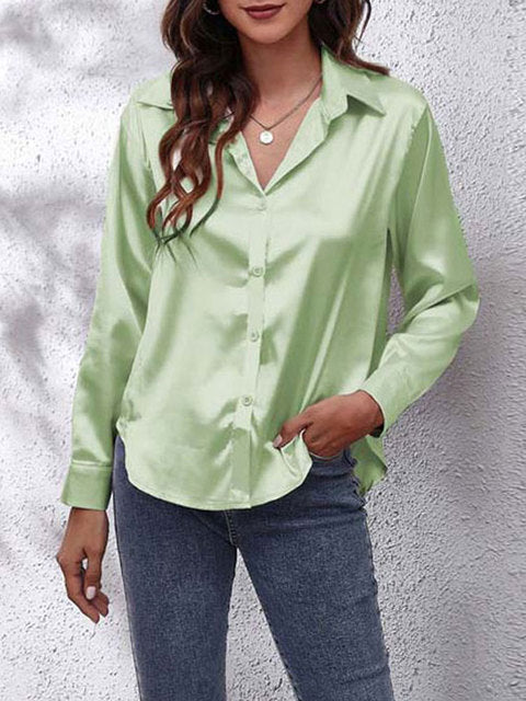 Cynthia | Elegant Blus med Knytfram