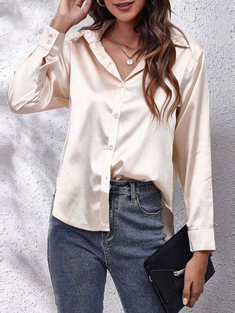 Cynthia | Elegant Blus med Knytfram