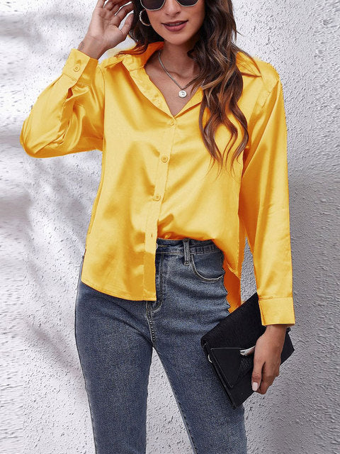 Cynthia | Elegant Blus med Knytfram