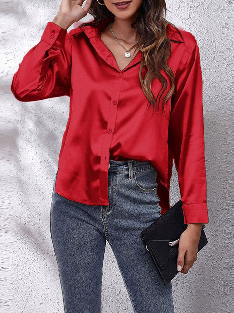 Cynthia | Elegant Blus med Knytfram